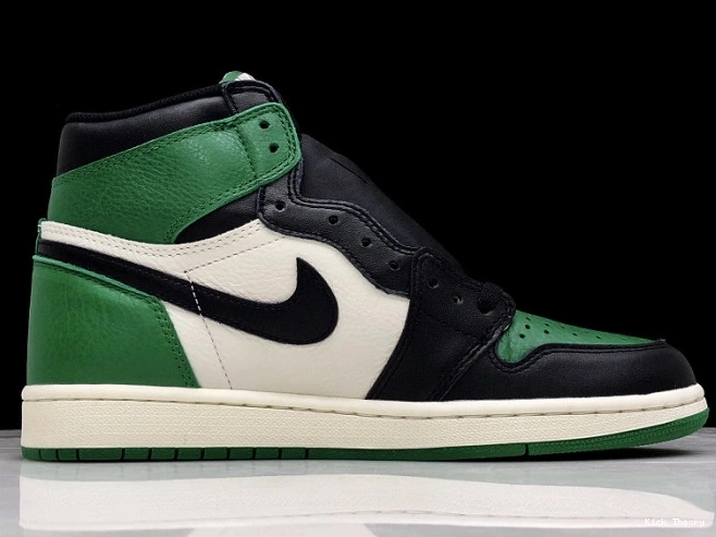 Kicktheory Green Pine NRG Jordan High 555088-302 1 Air OG Sail-Black 0727